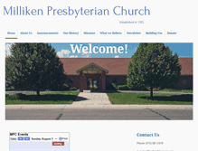 Tablet Screenshot of millikenpres.org